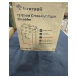 Bonsaii 12 Sheet Cross Cut Paper Shredder