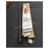 (2) 24" Matte Black Downrods