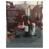 Rabbit 5pc Electric Aerator & Corkscrew Set