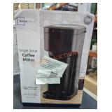 Mainstays single serve coffee maker