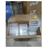 Plastic Storage Containers, No Lids
