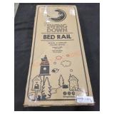 White Swing Down Bed Rail