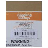 Giggling Getup Adult Sherpa Wearable Blanket, Gray