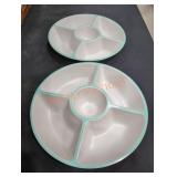 (2) Serving Platters