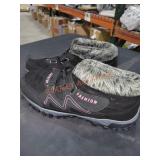 (43) Fuzz-Lined Tie-less Sport Shoes