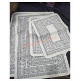 Assorted Size Rubber Place Mats/Floor Mats