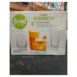 Food Network 16pc Glassware Set