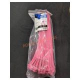 14" Pink Zip Ties