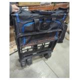 Folding Wagon with Rubber Wheels