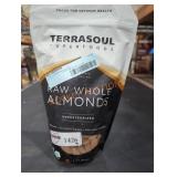Terrasoul Raw Whole Almonds 2lb Bag