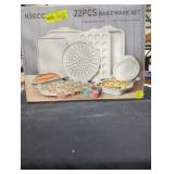 Kikcoin 22PC Bakeware Set