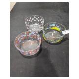 (3) Pyrex Glass Bowls