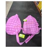 (2) Pink Pickleball Cling Bag