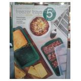 Food Grade Silicone Freezer Trays, 5PK