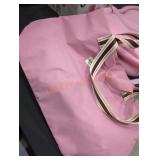 Pink beach bag