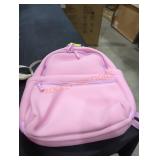 Pink backpack