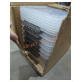 Plastic Storage Totes with Lids