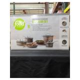 10pc Textured Titanium Cookware Set