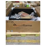 Real Flame Steel LP Gas Fire Table