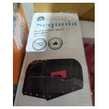 Sequoia heavy duty black mailbox