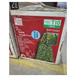 7.5 ft festive pine led prelit tree