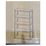 Black 5-Shelf Steel Shelving