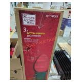 3 ft battery operated led jumbo bulb red