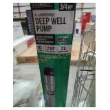Everbilt 4" submersible deep well pump