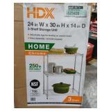 HDX 24"ï¿½30"ï¿½14" 3-Shelf Unit