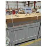 36" gray bathroom vanity