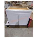 White Base Cabinet 36" x 24-5/8" x 34.5"