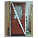Masonite 36" x 80" Fiberglass Door, Red Bluff