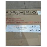 Mid Century 2 Drawer Oak Nightstand