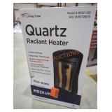 Quartz radiant heater