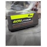 Ryobi 40v 6 ah battery