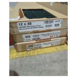 3- 12" x 48" green shutters