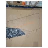 Pillow Headboard One King Grey