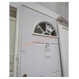 36" x 80" exterior door with moon window
