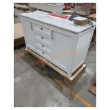 60" White Vanity