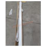 White Molded Backsplash 70.5" x 3"