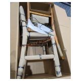 (2) Wood & Wicker Dining Chairs
