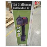 The Craftsman mailbox and post kit