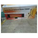 Heat Storm Quick Mount Infrared Heater Combo
