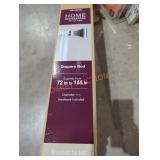 72"-144" drapery rod