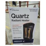 Quartz radiant heater