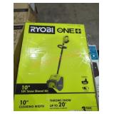 Ryobi 18v 10" snow shovel kit