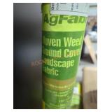 Woven weed block ground cover