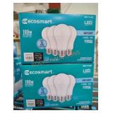 2 ecosmart 100w led 4 pk bulbs