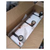 Rustic 3-Lamp Light Fixture