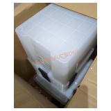 Box Lot Of Plastic Totes